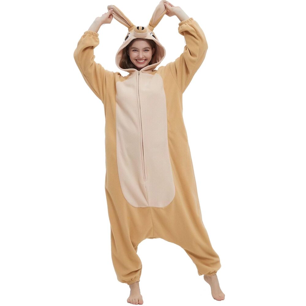 2554 Unisex Adult Cosplay Aardvark Onesie Halloween Costume Christmas